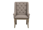Button-Tufted Armchair Dining Set