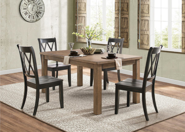 Classic Double-X Dining Chair Set