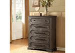Classic Rustic Brown Chest of Drawers