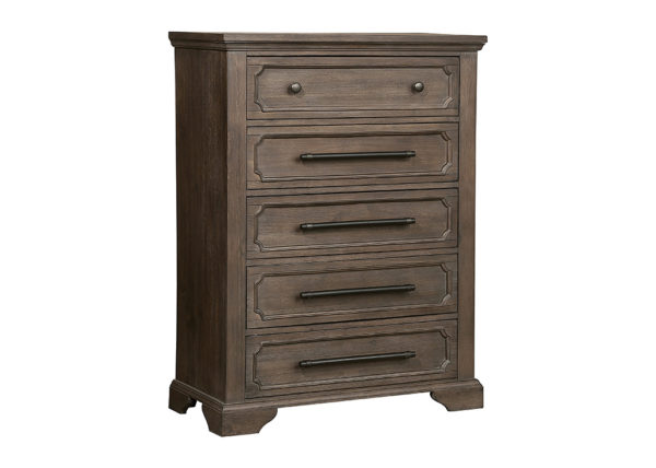Classic Rustic Brown Chest of Drawers