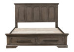 Classic Rustic Brown Queen Bed Frame