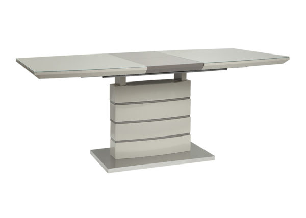 Contemporary Chrome-Based Dining Table