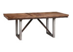 Contemporary Walnut Drop Leaf Dining Table