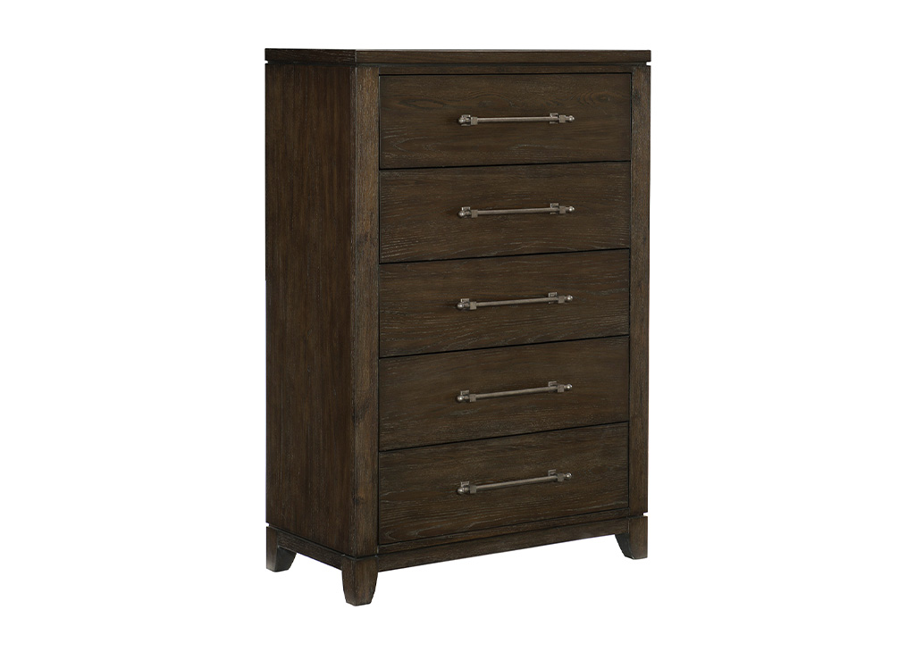 Contemporary Wood Chest of Drawers