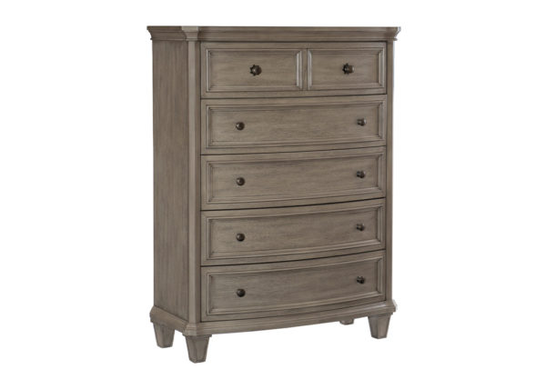 Gray Modern Transitional Chest of Drawers