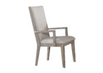 Gray Transitional Armchair Dining Set