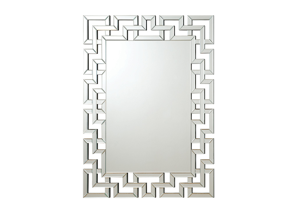 Greek Key Design Wall Mirror