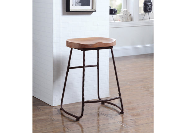 Industrial Backless Counter Stool