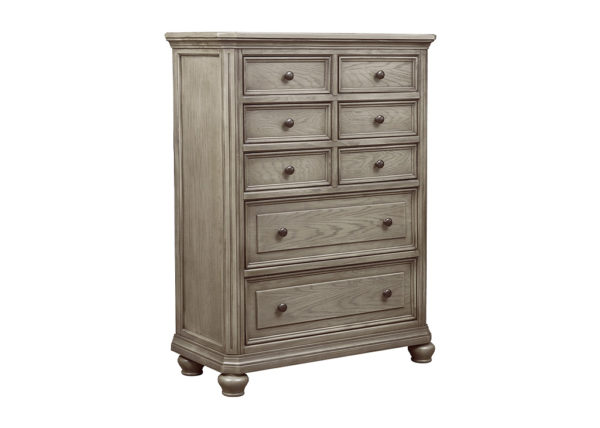 Light Gray Transitional Chest of Drawers