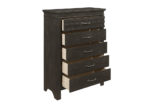 Modern Charcoal Chest of Drawers