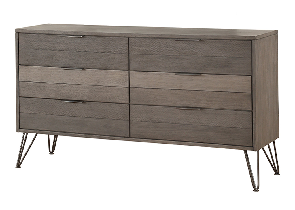 Modern Dresser w/ Hairpin Legs