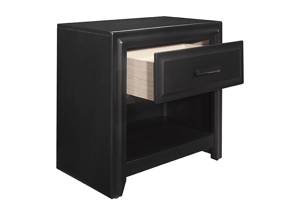 Modern Espresso Nightstand