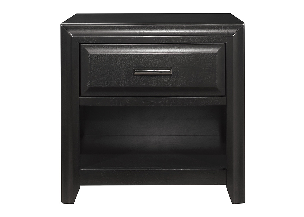 Modern Espresso Nightstand