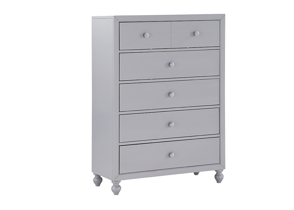 Modern Farmhouse Chest of Drawers - Gray