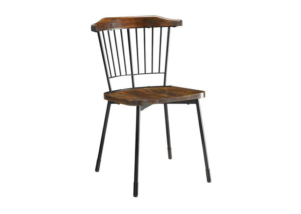 Modern Windsor Dining Chair Set - Black