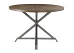 Round Rustic & Industrial Dining Table