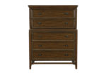 Transitional Brown Chest of Drawers