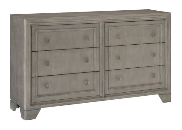 Transitional Driftwood Gray Dresser
