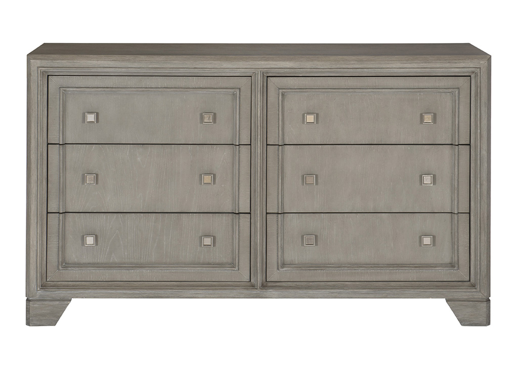 Transitional Driftwood Gray Dresser