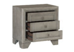 Transitional Driftwood Gray Nightstand