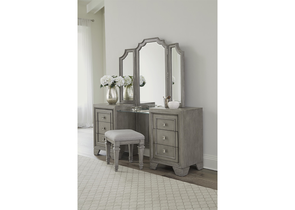 Transitional Driftwood Gray Vanity