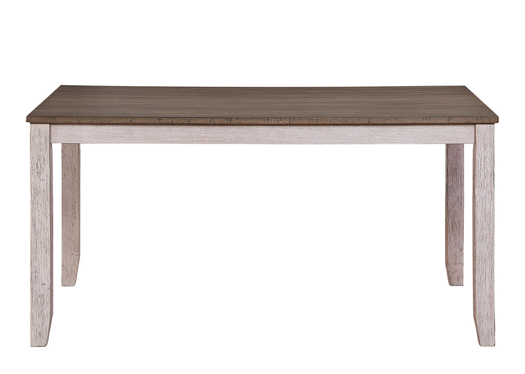 Transitional Two-Tone Dining Table