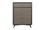 Two-Tone Mid-Century Inspired Chest of Drawers