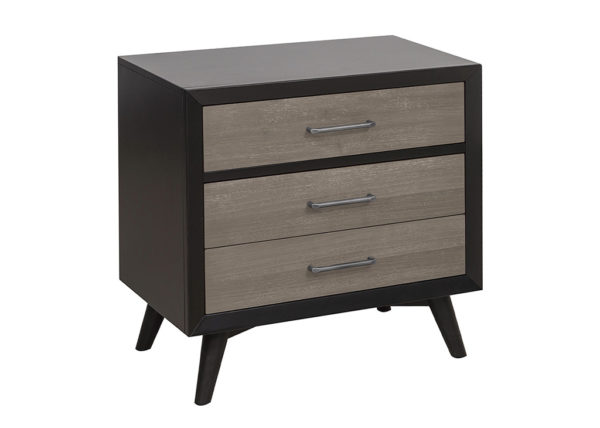 Two-Tone Mid-Century Inspired Nightstand