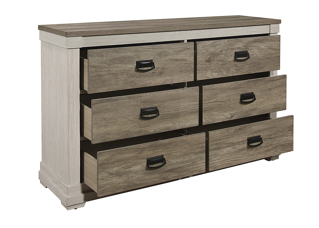 Two-Tone Transitional Dresser