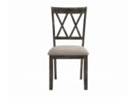 Weathered Gray Double-X Dining Chair Set