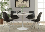 White Glossy Tulip-Style Dining Table