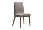 Gray & Walnut Mid-Century Flair Dining Chair Set