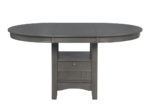 Transitional Extendable Gray 5 PC Dining Set