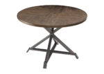 Round Rustic & Industrial 5 PC Dining Set