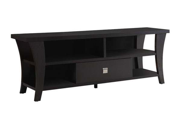 1-Drawer Cappuccino TV Stand