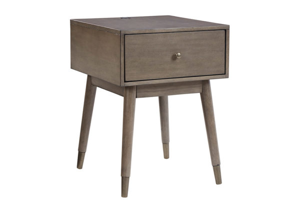 1- Drawer Mid-Century Accent Table