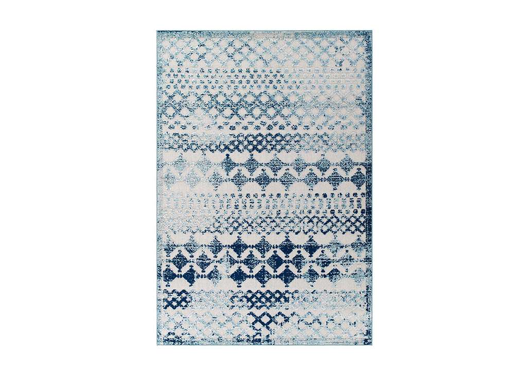 Abstract Moroccan Diamond Pattern Rug