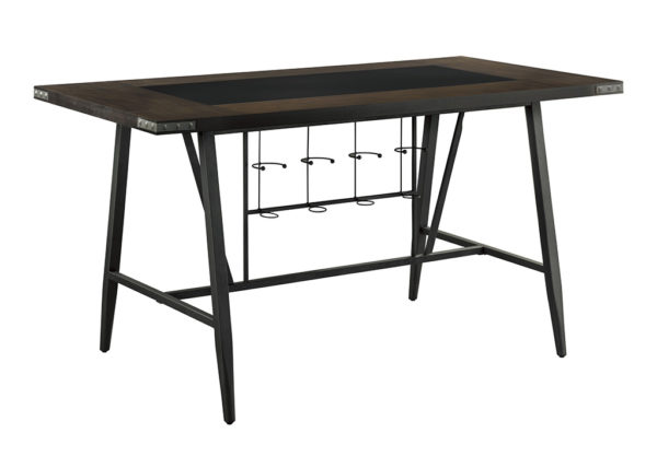 Brown Contemporary & Industrial Counter Height Table