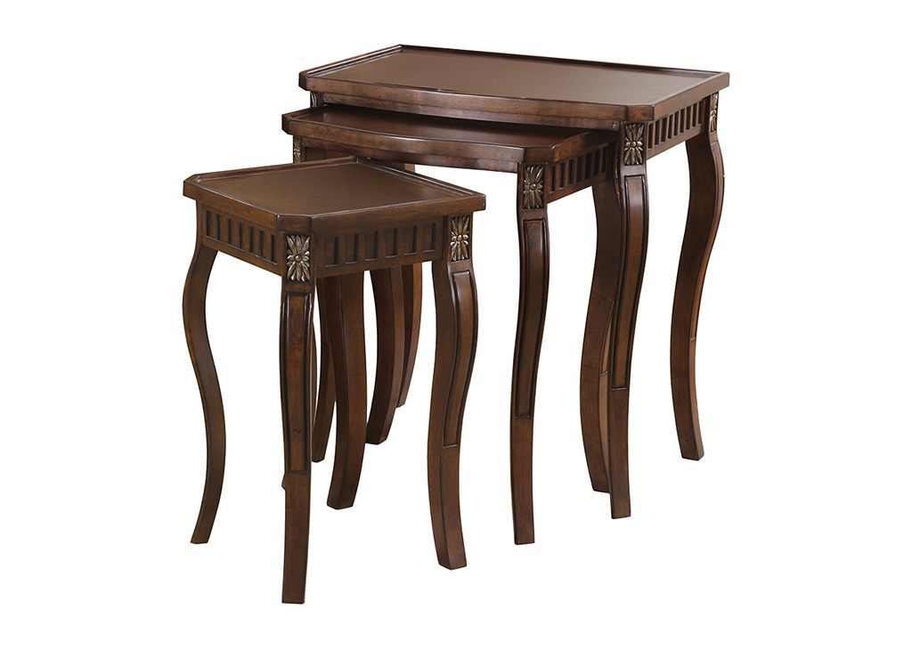 Brown Transitional Nesting Tables