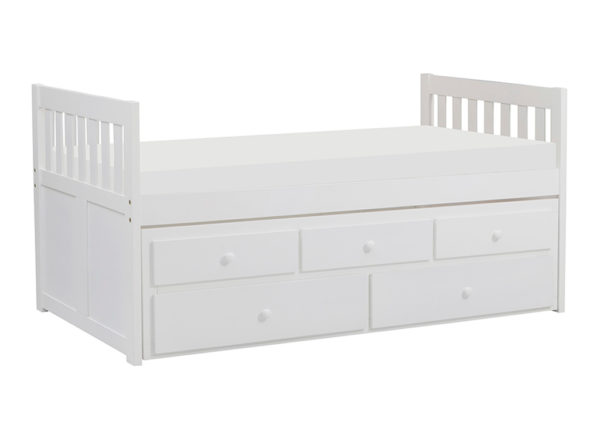 Transitional Trundle Daybed w/ Storage