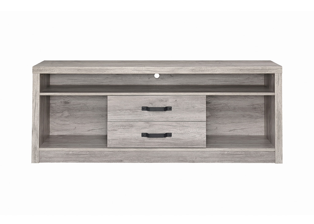 2-Drawer Gray Driftwood TV Stand