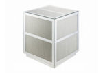 Mirrored & Faux Diamond Accent Table