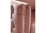 Glam Pink Tufted Micro Velvet Accent Chair