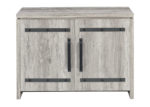 Rustic Gray Driftwood Accent Cabinet