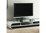 Black & White High Gloss TV Stand