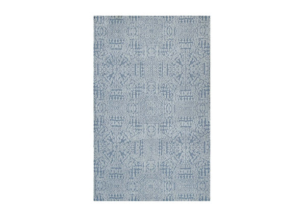 Contemporary Moroccan Rug in Light Blue