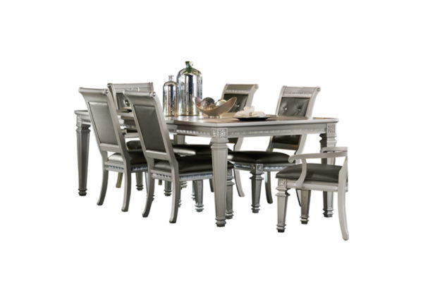 Regal Glam Silver 7 PC Dining Set