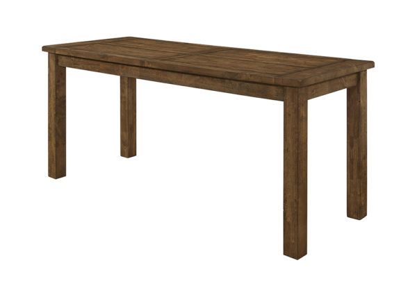 Rustic Golden Brown Counter Height Table