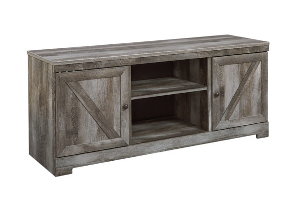 Rustic Weathered Gray TV Stand