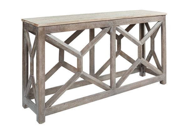 Modern Geometric Sofa Table